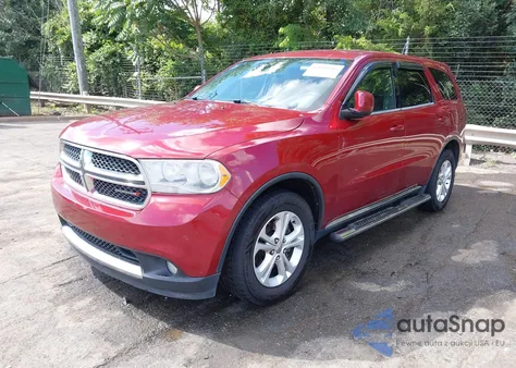 2013 Dodge Durango Sxt from USA, damaged, VIN 1C4RDHAG3DC571671